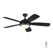 Generation Lighting 5DISM52MBKD Discus 52"Ceiling Fan, Midnight Black Alternate Image.jpg