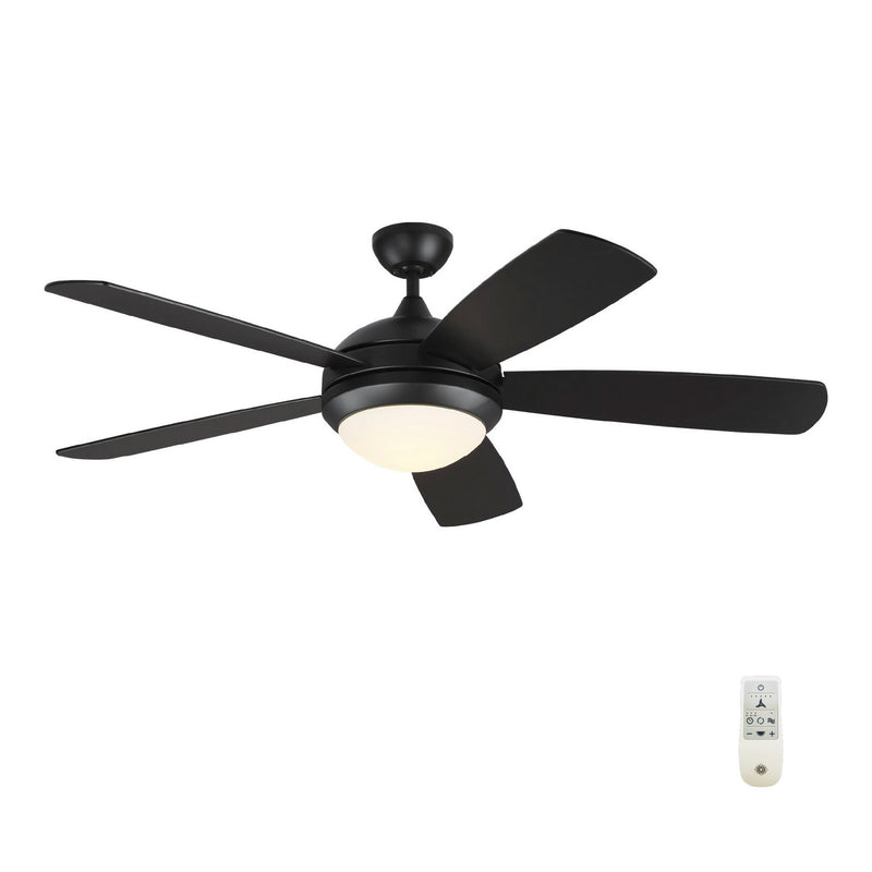 Generation Lighting 5DISM52MBKD Discus 52"Ceiling Fan, Midnight Black Alternate Image.jpg