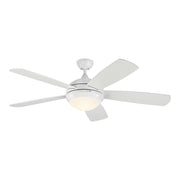 Generation Lighting 5DISM52RZWD Discus 52"Ceiling Fan, Matte White Main Image.jpg