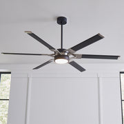Visual Comfort Fan 6LFR62MBKD Loft 62 Ceiling Fan, Midnight Black Alternate Image 2.jpg