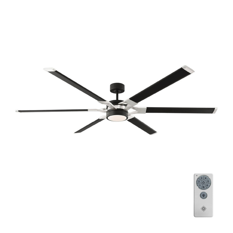 Visual Comfort Fan 6LFR72MBKD Loft 72 Ceiling Fan, Midnight Black Alternate Image.jpg