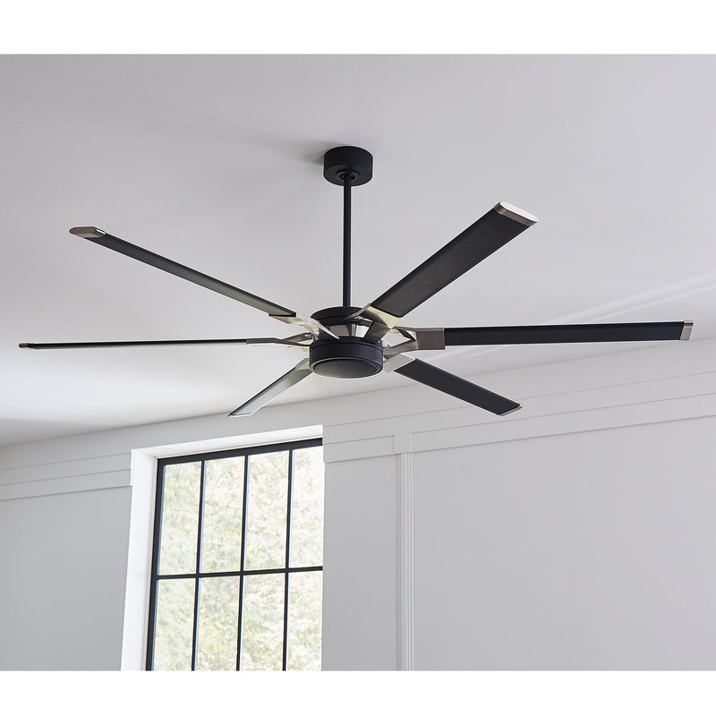 Visual Comfort Fan 6LFR72MBKD Loft 72 Ceiling Fan, Midnight Black Alternate Image 3.jpg