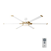 Visual Comfort Fan 6LFR72RZWBBSD Loft 72 Ceiling Fan, Matte White Alternate Image.jpg