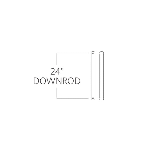 Visual Comfort Fan DR24KOA Universal Downrod, Koa Main Image.jpg