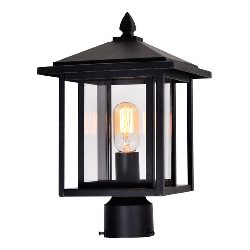 CWI Lighting 0417PT9-1-101 Crawford One Light Outdoor Lantern Head Black.jpg