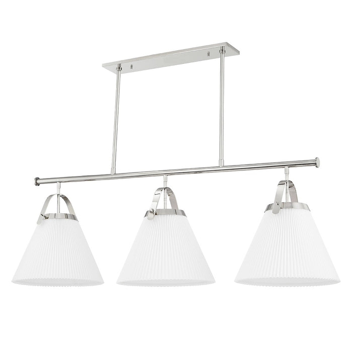 Hudson Valley 9658-PN Aldridge Three Light Island Pendant, Polished Nickel Main Image.jpg