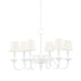 Hudson Valley MDS432-WP Windsor Six Light Chandelier, White Plaster Main Image.jpg