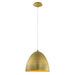 Eglo USA 204674A Correto One Light Pendant Brushed Gold Main Image.jpg