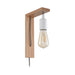 Eglo USA 204966A Tocopilla One Light Wall Sconce Natural Wood Main Image.jpg