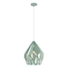 Eglo USA 49026A Carlton-P One Light Pendant Pastel Green Main Image.jpg