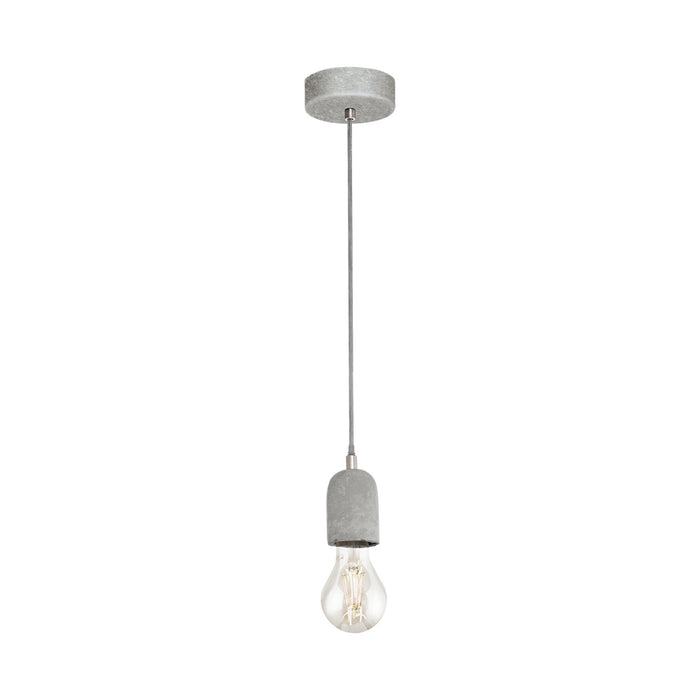 Eglo USA 95522A Silvares One Light Mini Pendant Grey Main Image.jpg