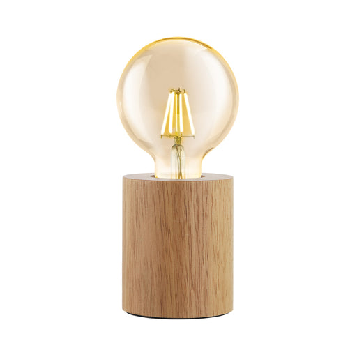 Eglo USA 99079A Turialdo One Light Table Lamp Natural Wood Main Image.jpg