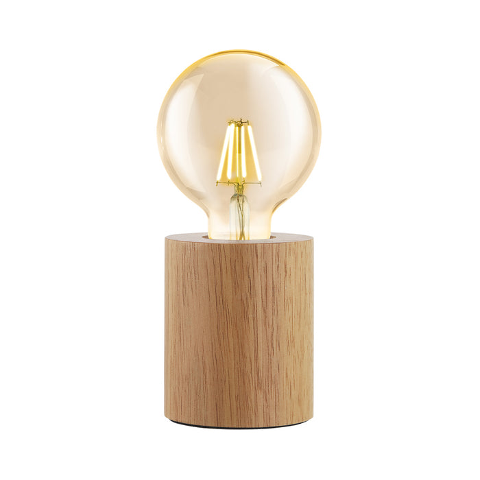 Eglo USA 99079A Turialdo One Light Table Lamp Natural Wood Main Image.jpg