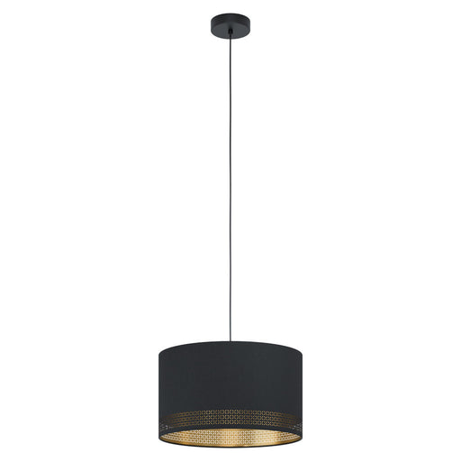Eglo USA 99273A Esteperra One Light Pendant Black Main Image.jpg