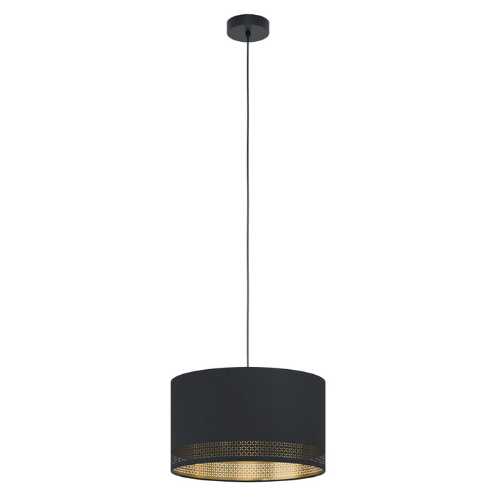 Eglo USA 99273A Esteperra One Light Pendant Black Main Image.jpg