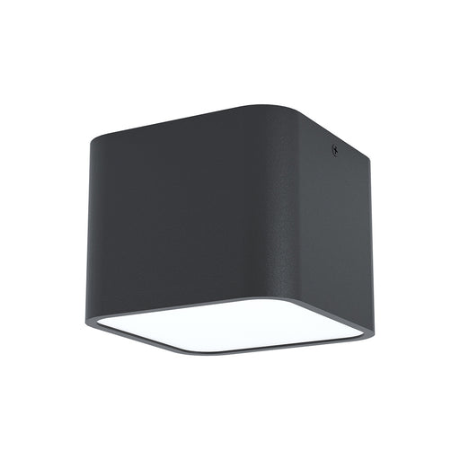 Eglo USA 99283A Grimasola One Light Ceiling Mount Black Main Image.jpg