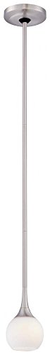 George Kovacs P1801-084 Pontil One Light Mini Pendant, Brushed Nickel Alternate Image.jpg