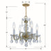 Crystorama 1064-PB-CL-I Traditional Crystal Four Light Mini Chandelier Polished Brass Alternate Image 2.jpg