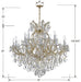 Crystorama 4418-GD-CL-I Maria Theresa 19 Light Chandelier Gold Alternate Image 2.jpg