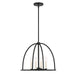 Crystorama ABB-3004-BK Abbott Four Light Chandelier Black Main Image.jpg