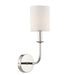 Crystorama BAI-A2101-PN Bailey One Light Wall Sconce Polished Nickel Alternate Image 4.jpg