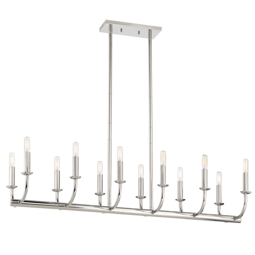 Crystorama BAI-A2112-PN Bailey 12 Light Chandelier Polished Nickel Main Image.jpg