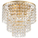 Crystorama GAB-B7303-GA Gabrielle Three Light Flush Mount Antique Gold Main Image.jpg