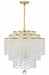 Crystorama GAB-B7305-GA Gabrielle Six Light Chandelier Antique Gold Main Image.jpg