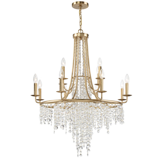 Crystorama GAB-B7312-GA Gabrielle 12 Light Chandelier Antique Gold Main Image.jpg
