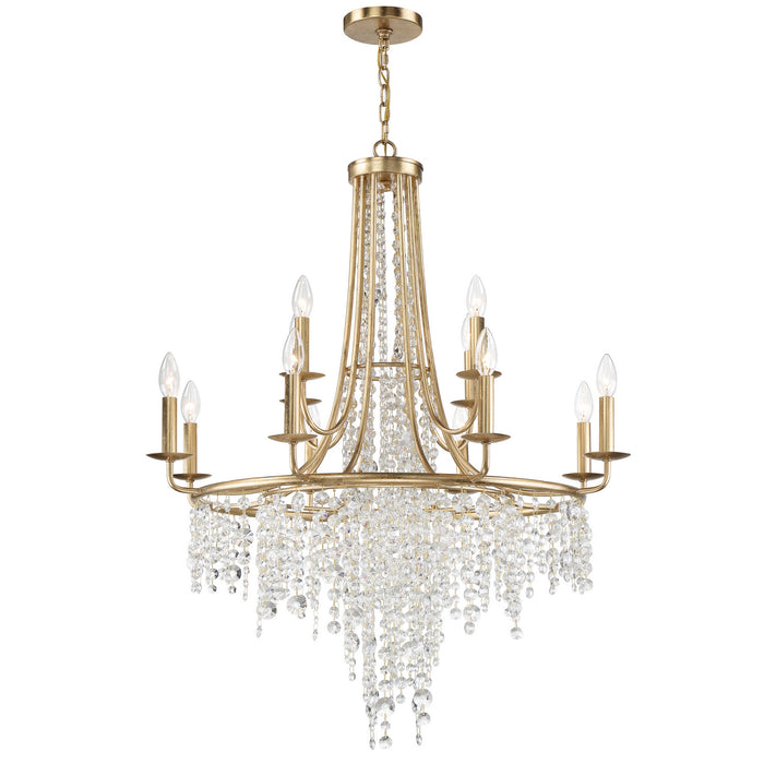 Crystorama GAB-B7312-GA Gabrielle 12 Light Chandelier Antique Gold Main Image.jpg