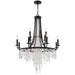 Crystorama GAB-B7312-MK Gabrielle 12 Light Chandelier Matte Black Main Image.jpg