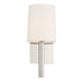 Crystorama WES-9901-PN Weston One Light Wall Sconce Polished Nickel Main Image.jpg