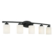 Capital Lighting 115251MB-338 Dixon Five Light Vanity, Matte Black Main Image.jpg