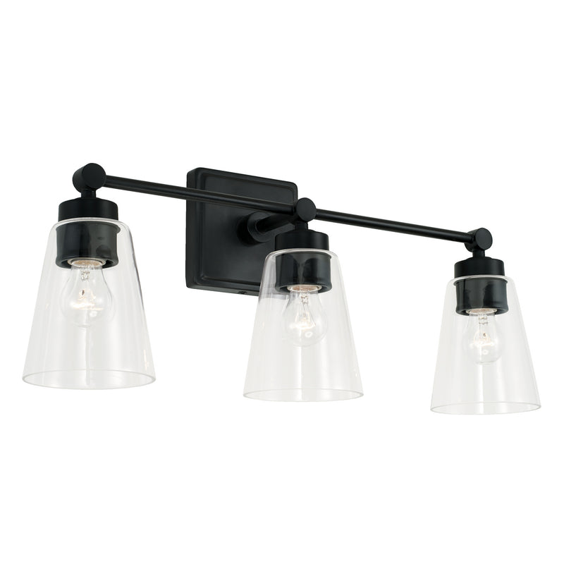 Capital Lighting 121831MB-432 Rory Three Light Vanity, Matte Black Main Image.jpg
