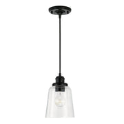 Capital Lighting 3718MB-135 Fallon One Light Pendant, Matte Black Main Image.jpg