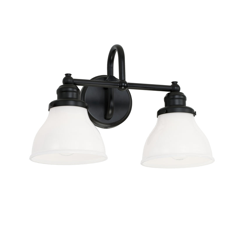 Capital Lighting 8302MB-128 Baxter Two Light Vanity, Matte Black Main Image.jpg