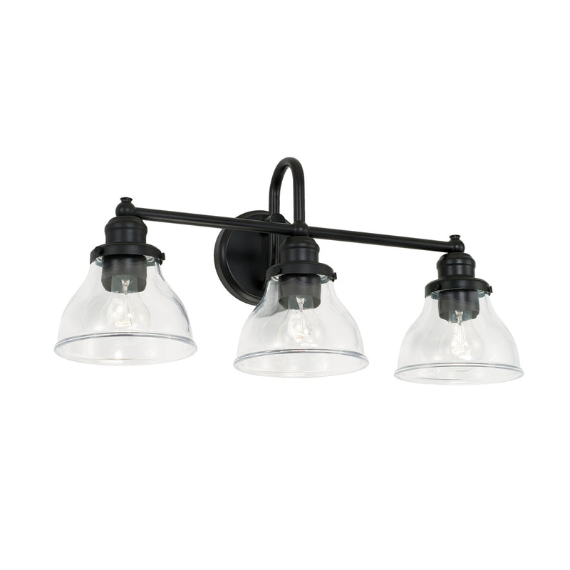 Capital Lighting 8303MB-461 Baxter Three Light Vanity, Matte Black Main Image.jpg
