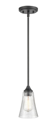 Millennium 1461-MB Natalie One Light Pendant, Matte Black Main Image.jpg