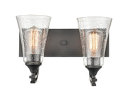 Millennium 1492-MB Natalie Two Light Vanity, Matte Black Main Image.jpg