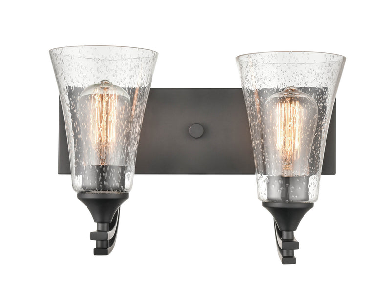 Millennium 1492-MB Natalie Two Light Vanity, Matte Black Main Image.jpg