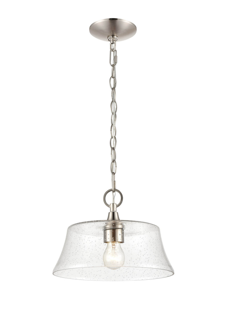Millennium 2111-BN Caily One Light Pendant, Brushed Nickel Main Image.jpg