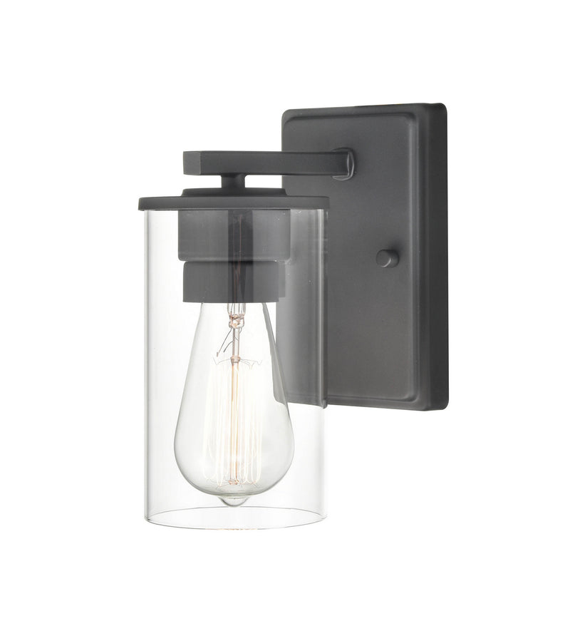 Millennium 2701-MB Verlana One Light Wall Sconce, Matte Black Main Image.jpg