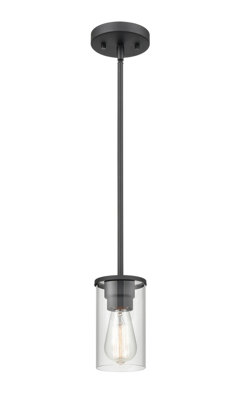 Millennium 2711-MB Verlana One Light Pendant, Matte Black Main Image.jpg