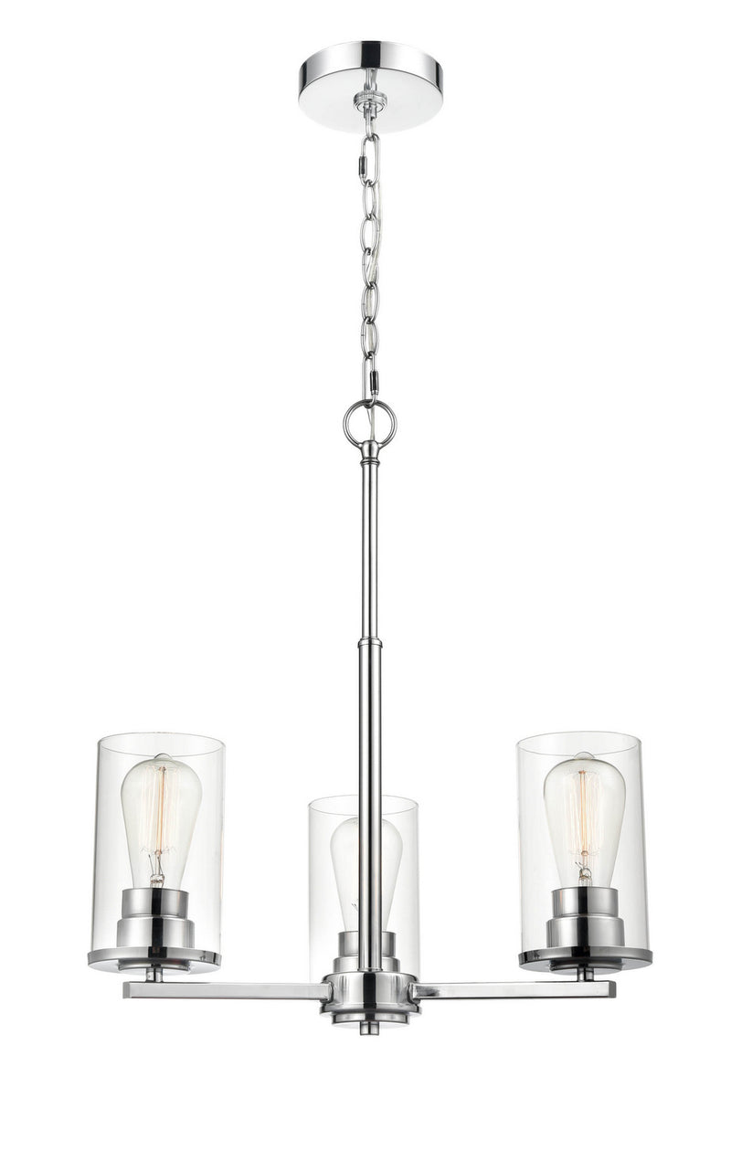 Millennium 2713-CH Verlana Three Light Chandelier, Chrome Main Image.jpg