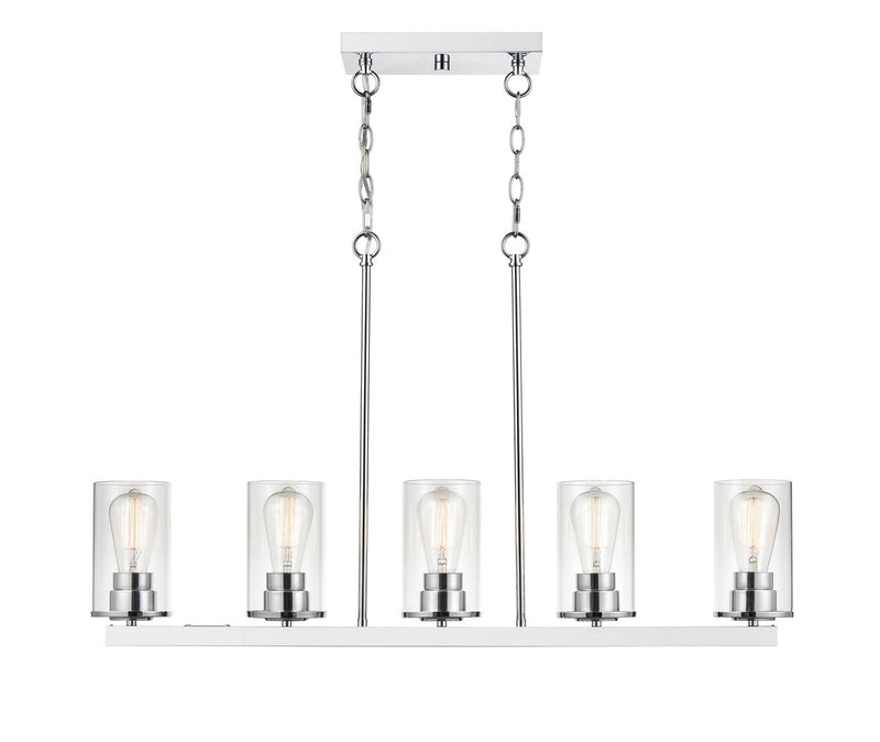 Millennium 2725-CH Verlana Five Light Pendant, Chrome Main Image.jpg