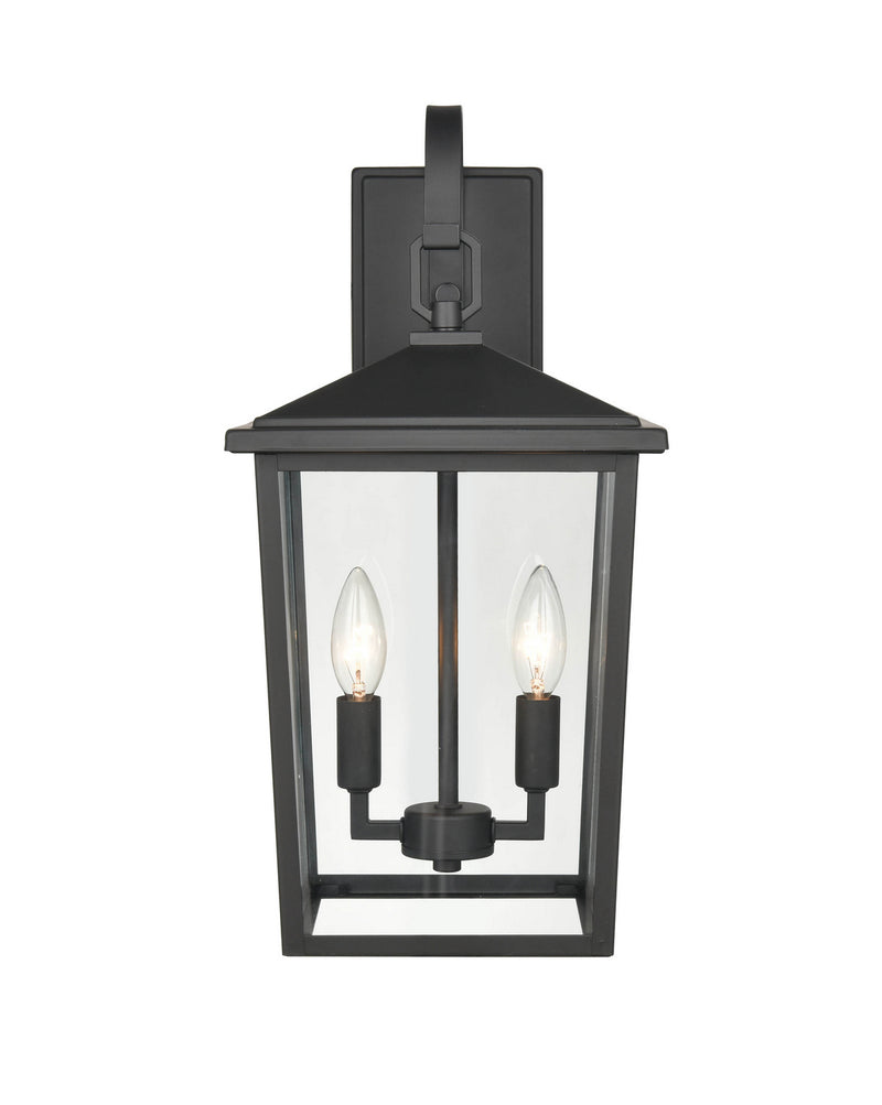 Millennium 2972-PBK Fetterton Two Light Outdoor Lantern, Powder Coat Black Main Image.jpg