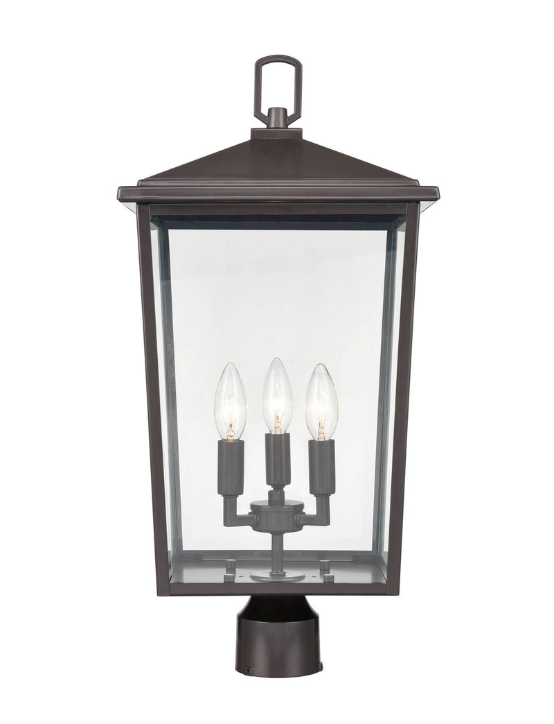 Millennium 2983-PBZ Fetterton Three Light Outdoor Post Lantern, Powder Coat Bronze Main Image.jpg