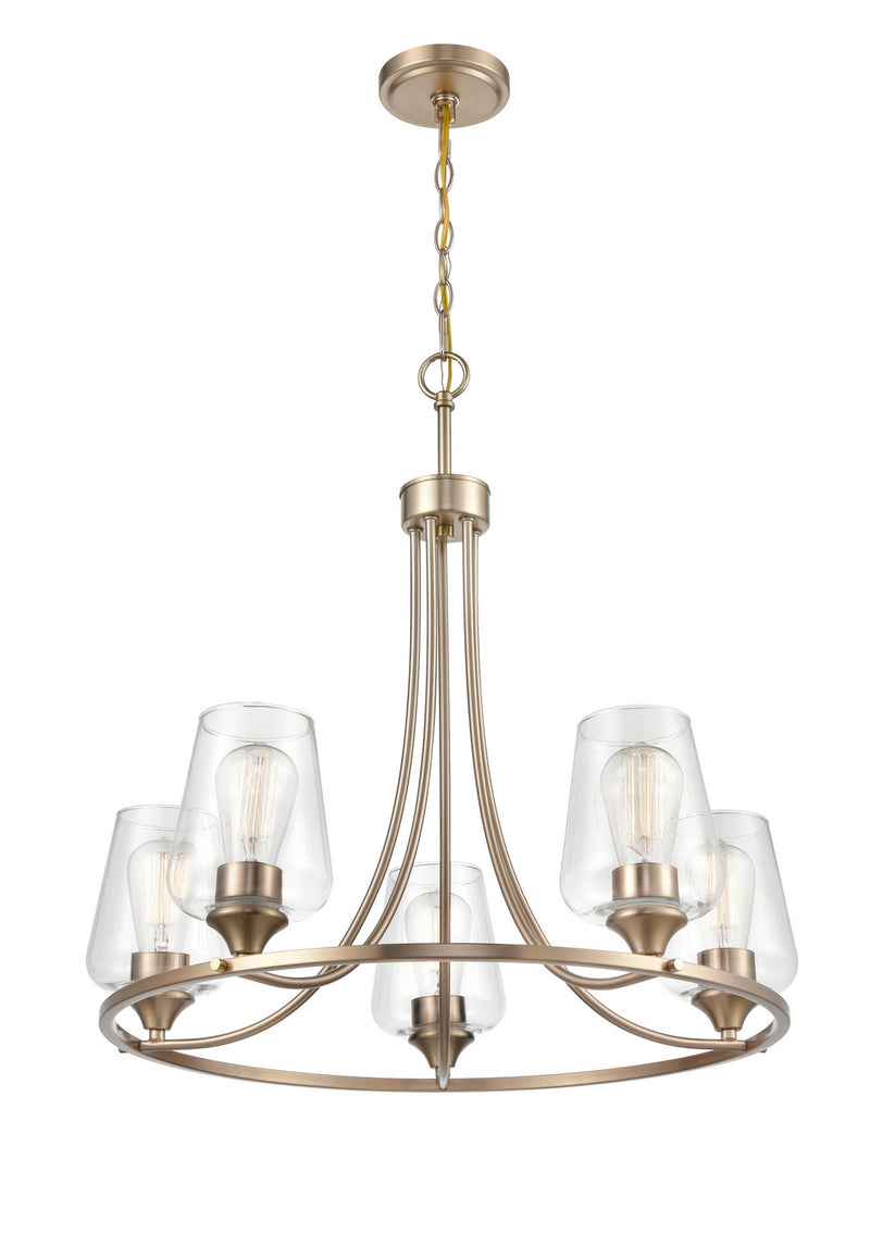 Millennium 9725-MG Ashford Five Light Chandelier, Modern Gold Main Image.jpg