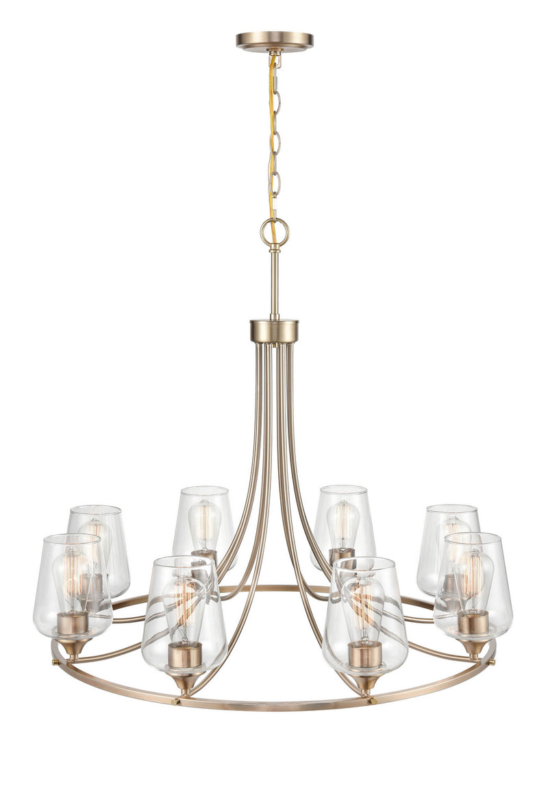 Millennium 9728-MG Ashford Eight Light Chandelier, Modern Gold Main Image.jpg