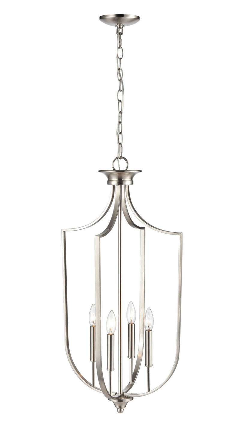 Millennium 9837-BN Four Light Pendant, Brushed Nickel Main Image.jpg
